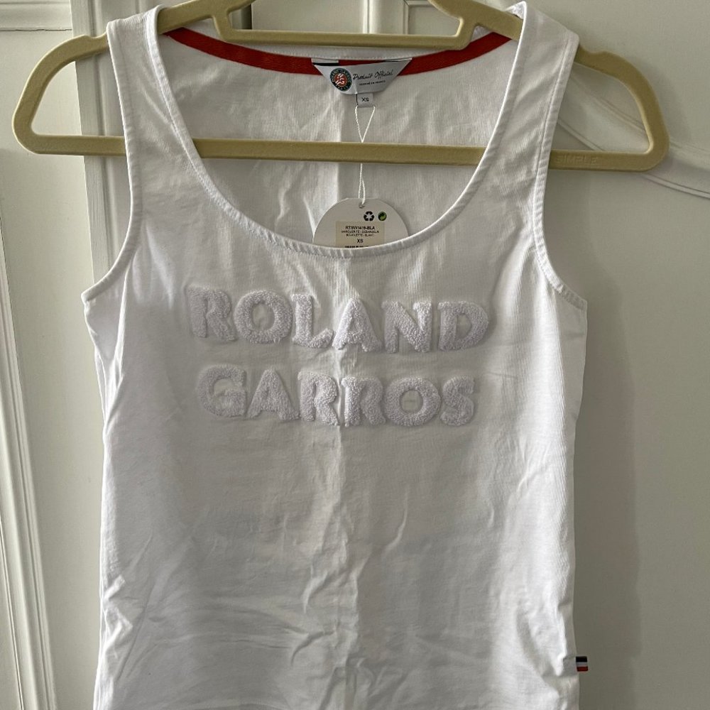 Roland Garros Tennis White Tank *NWT*